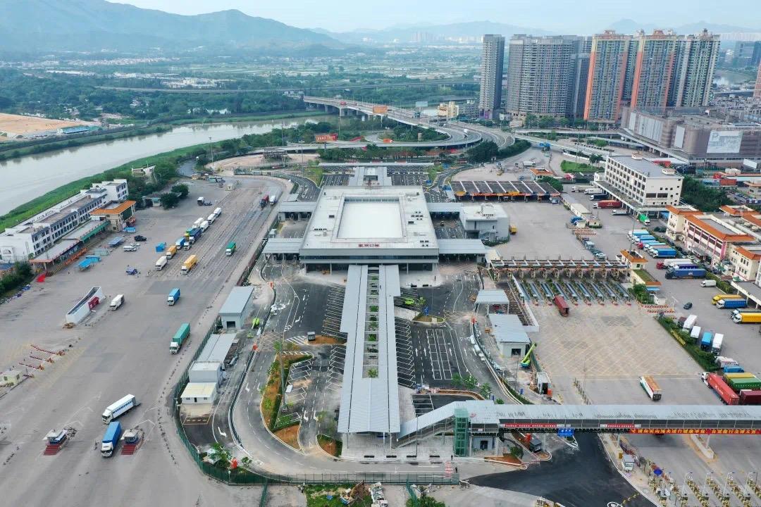 皇岗口岸于6月23日重建项目实现"三开"目标,并首次披露新口岸效果图