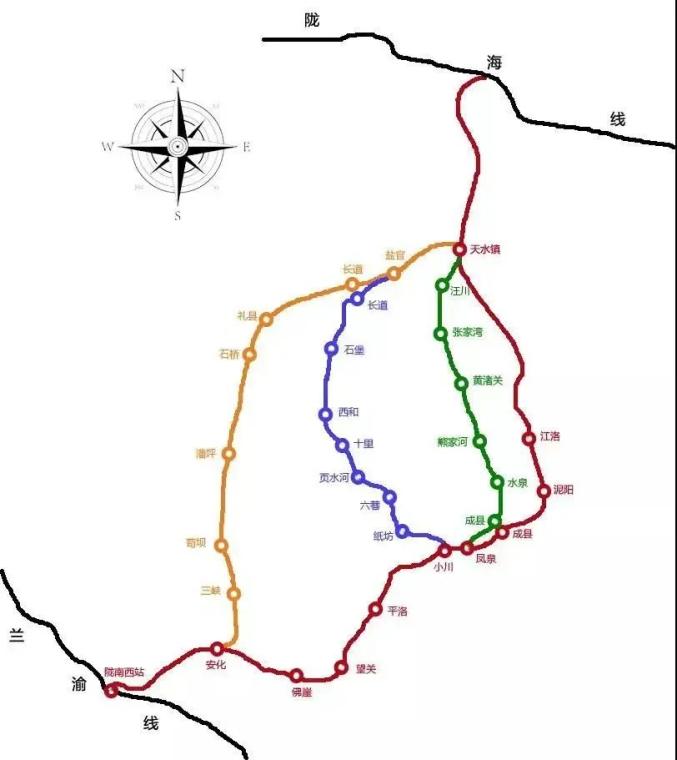 天水地铁线路图图片