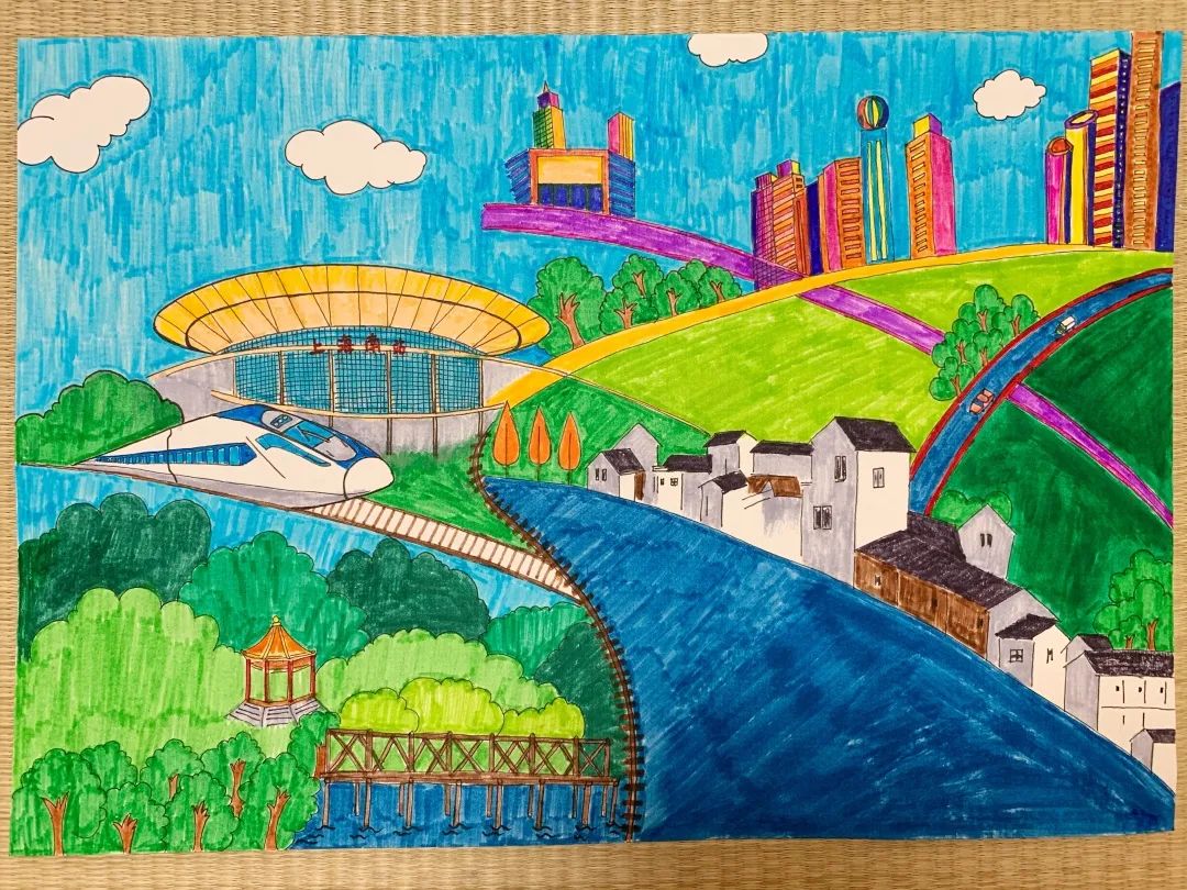 漕娃争相"绘"历史,漕河泾街道这样向孩子们开展"四史"教育