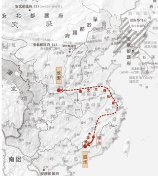 开大庾岭沟通长安与韶州&nbsp