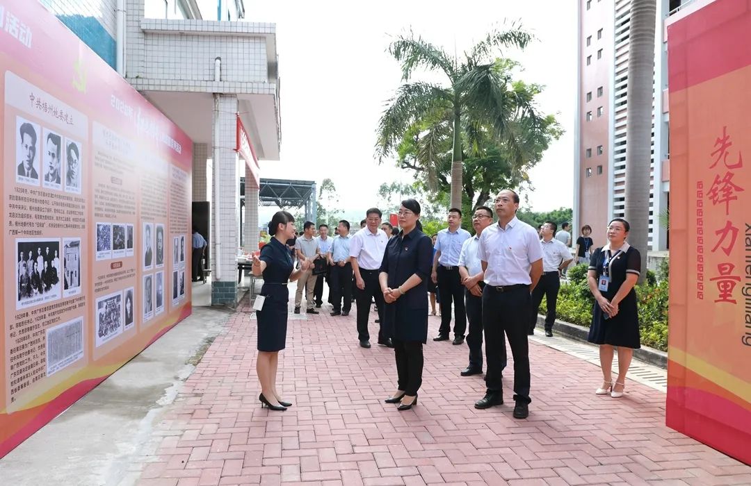 阅读红色书籍红七军第一个河池籍党员卢继馨之孙女卢晓竹讲"红色故事"