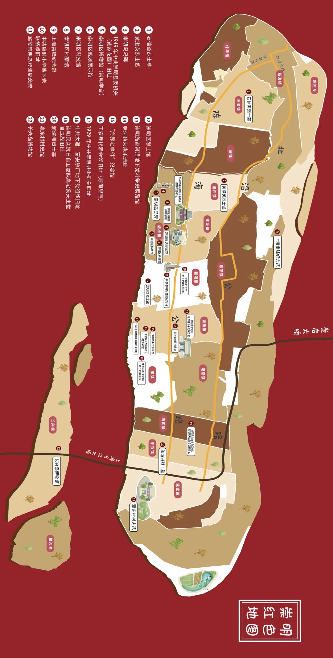 上海红色景点地图图片
