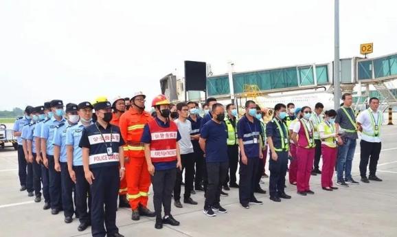 临汾民航机场组织开展应急救援综合演练