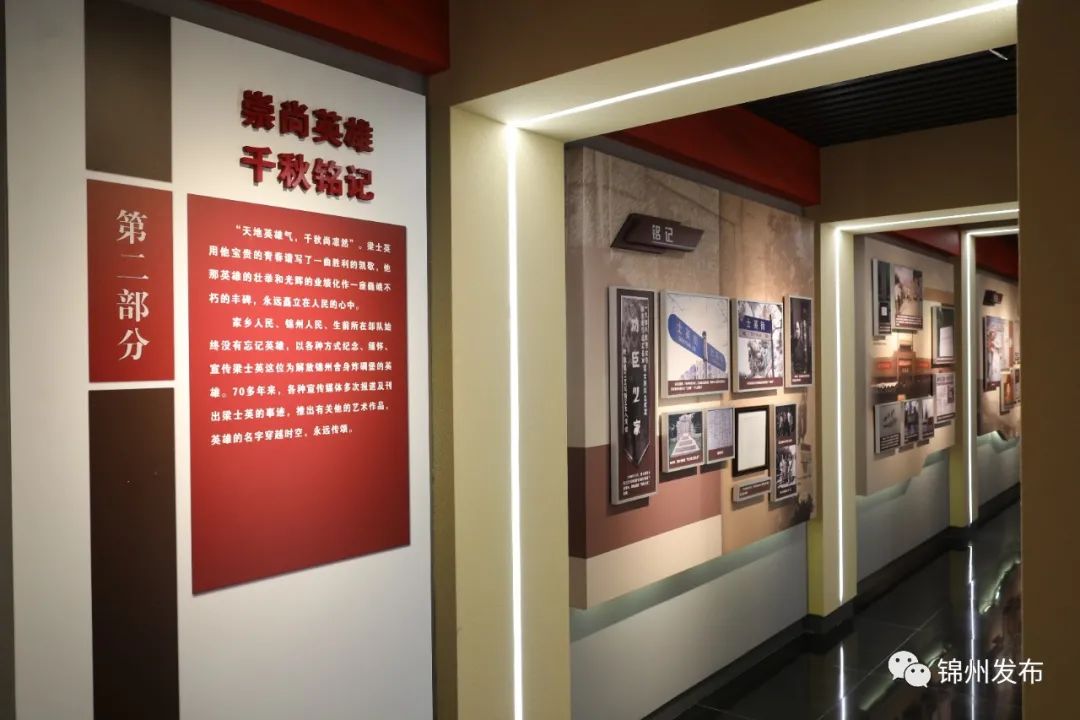 梁士英烈士事迹陈列室开馆