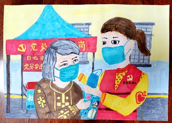 张瑞洋-《广州疫情防控一线的党员先锋岗暖人心》