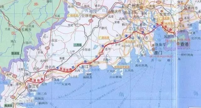 开平南站就是其中的一个站点而深茂铁路江门至茂名段已开通运营今日