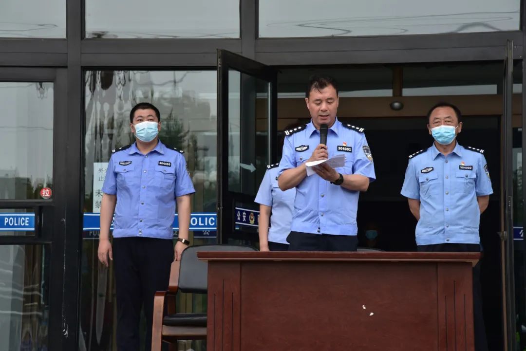 梨树县公安局举行警车发放仪式