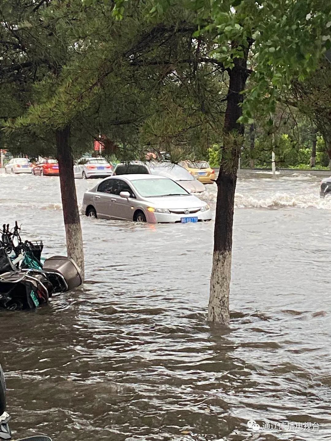 这里禁行通辽市发布暴雨橙色预警附高考天气预报