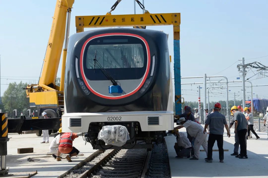 太原地铁2号线又有好消息新到两列列车请收货