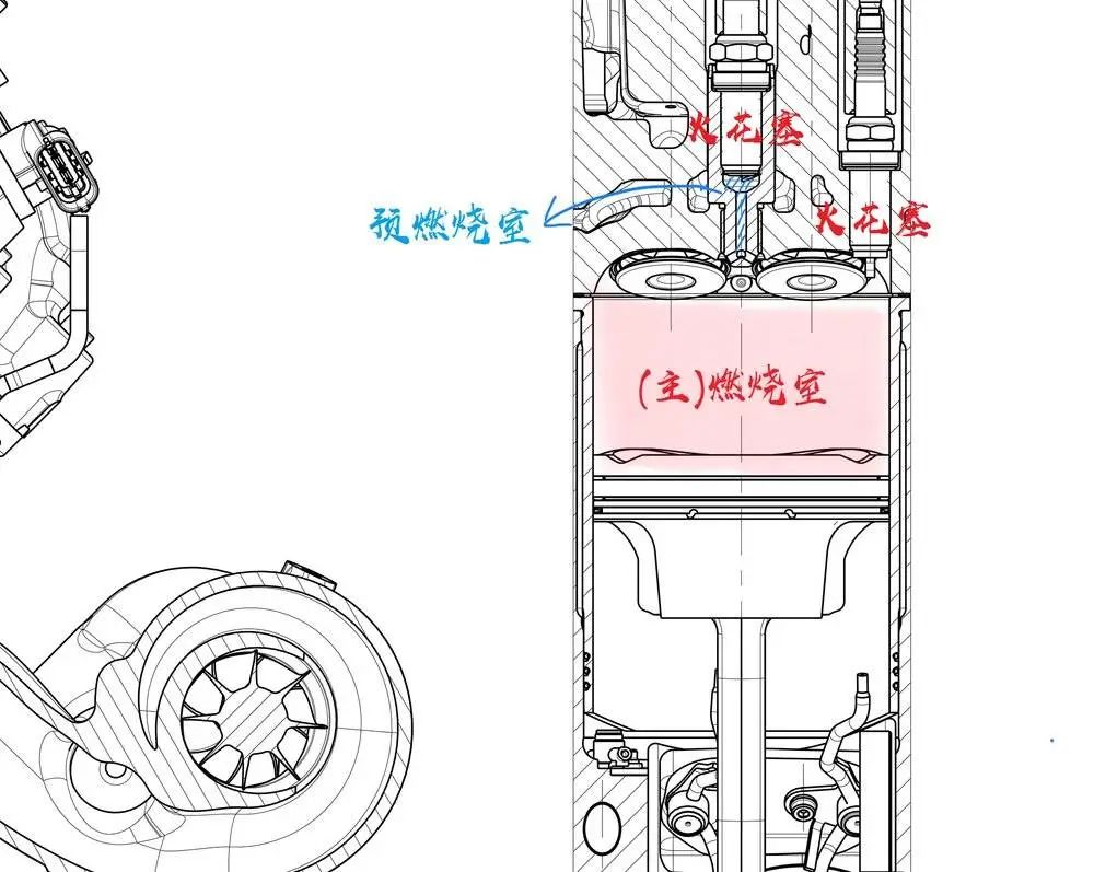 气缸剖面图图片