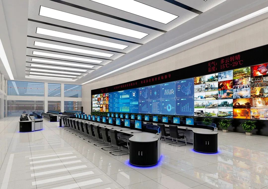 中冶焦耐济宁盛发焦化集控中心效果图中冶武勘:可视化赋能钢企智慧