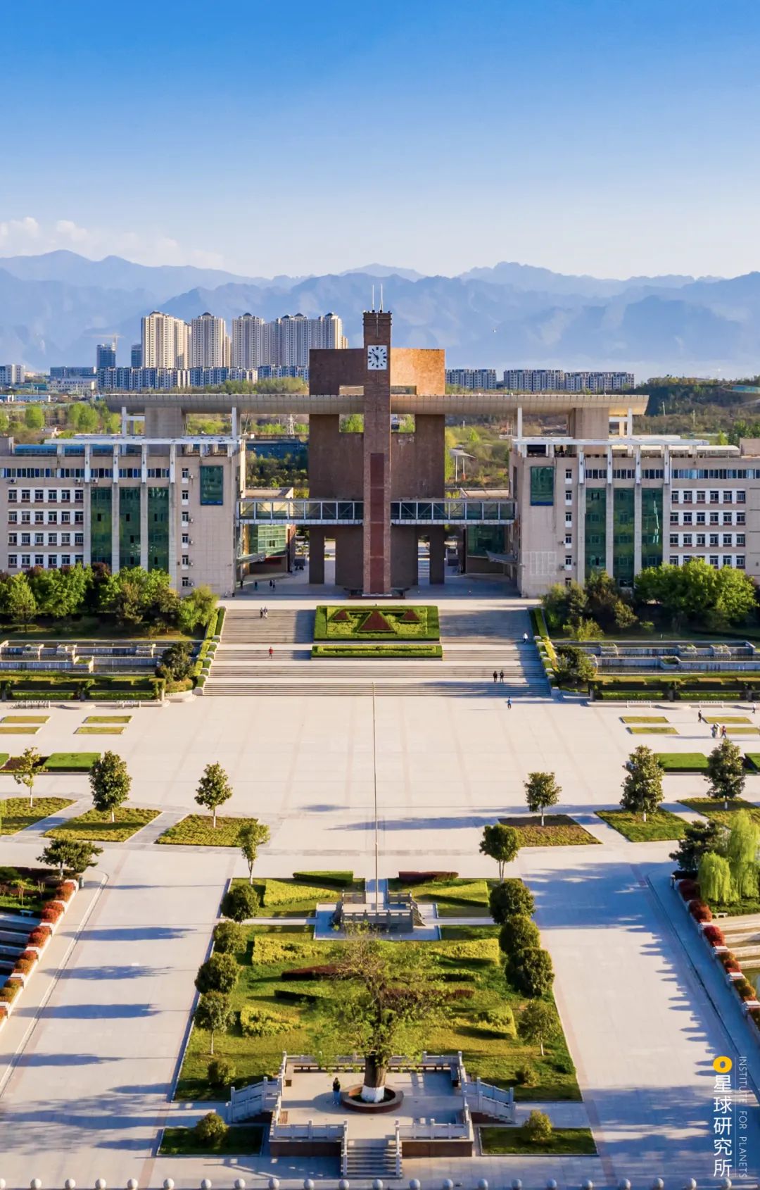 西北政法大学 全景图图片