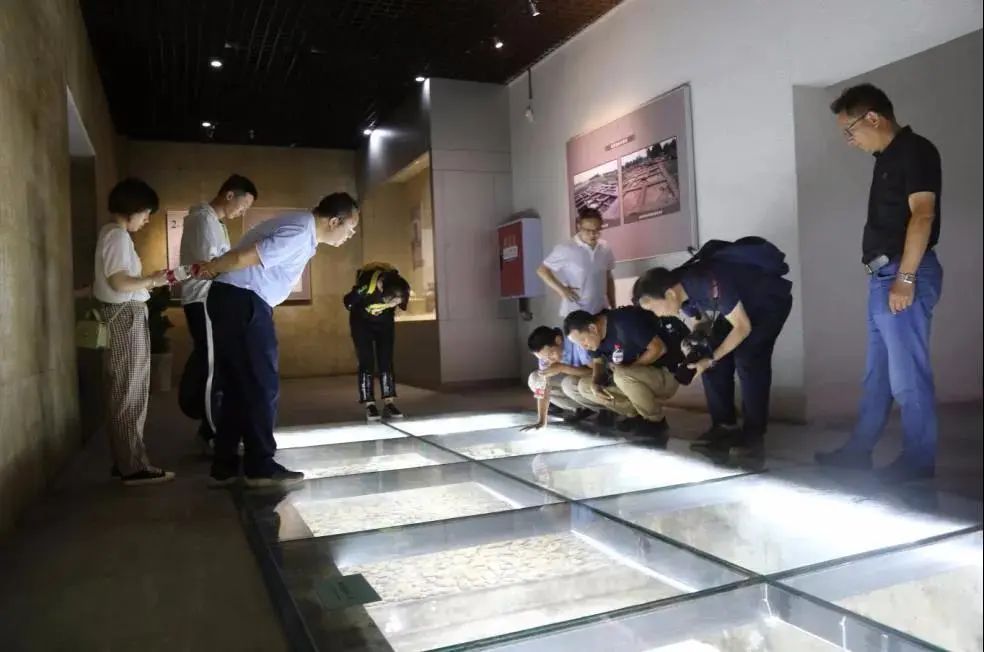 成都市文物考古研究院相关负责人一行莅临什邡专题考察桂圆桥遗址遗物