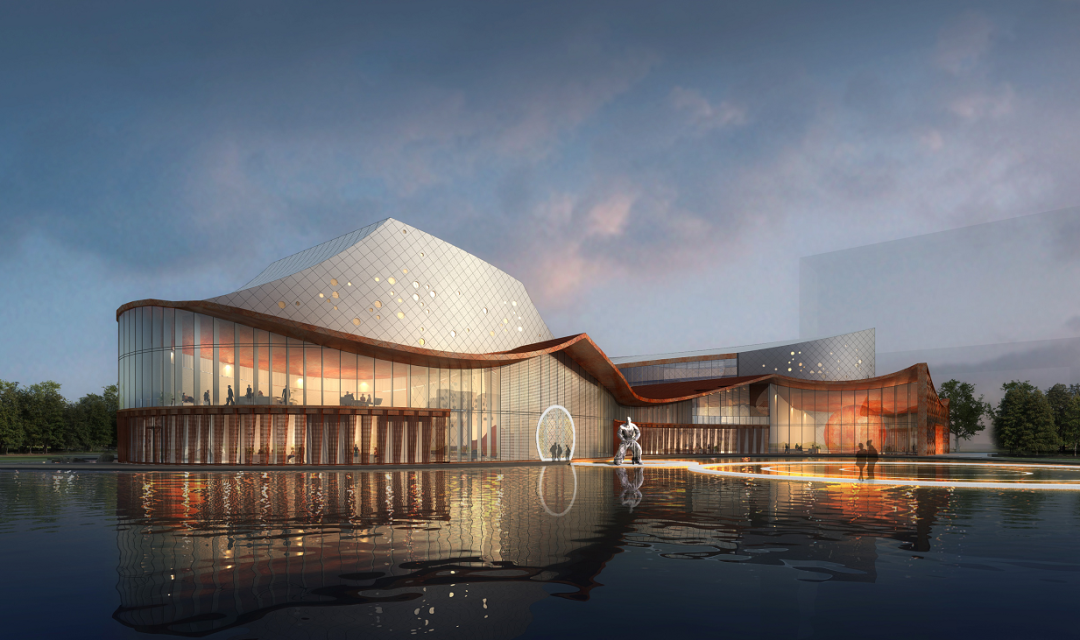 映月文化中心效果图