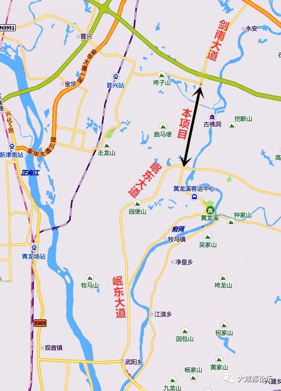 下周成都剑南大道南延线半幅通车,市区到黄龙溪快了