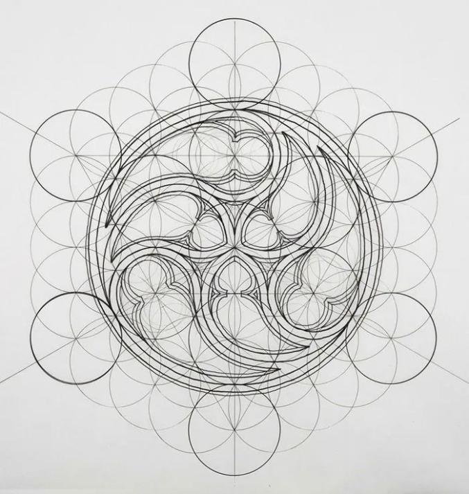 67理工男花40年时间,用圆规画1000张画,网友:太浪漫了_澎湃号·湃客