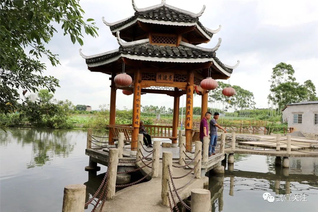 黄茆灵口武宣乡村风貌样板田名不虚传