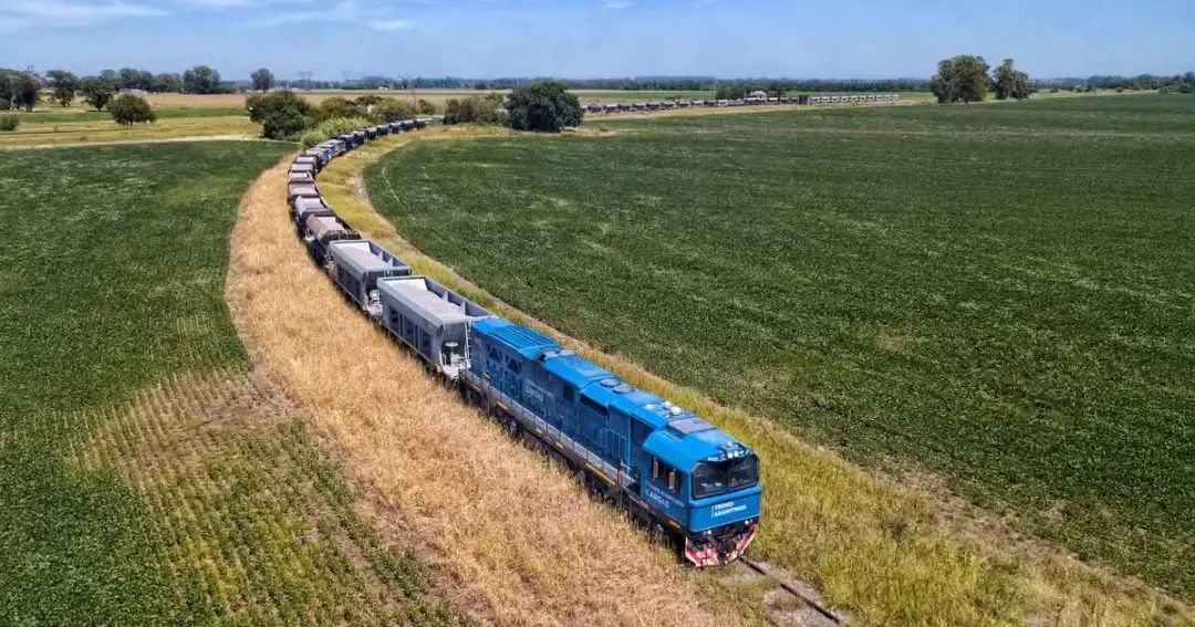 阿根廷窄轨铁路运输单趟最大载重纪录被中车产品刷新了