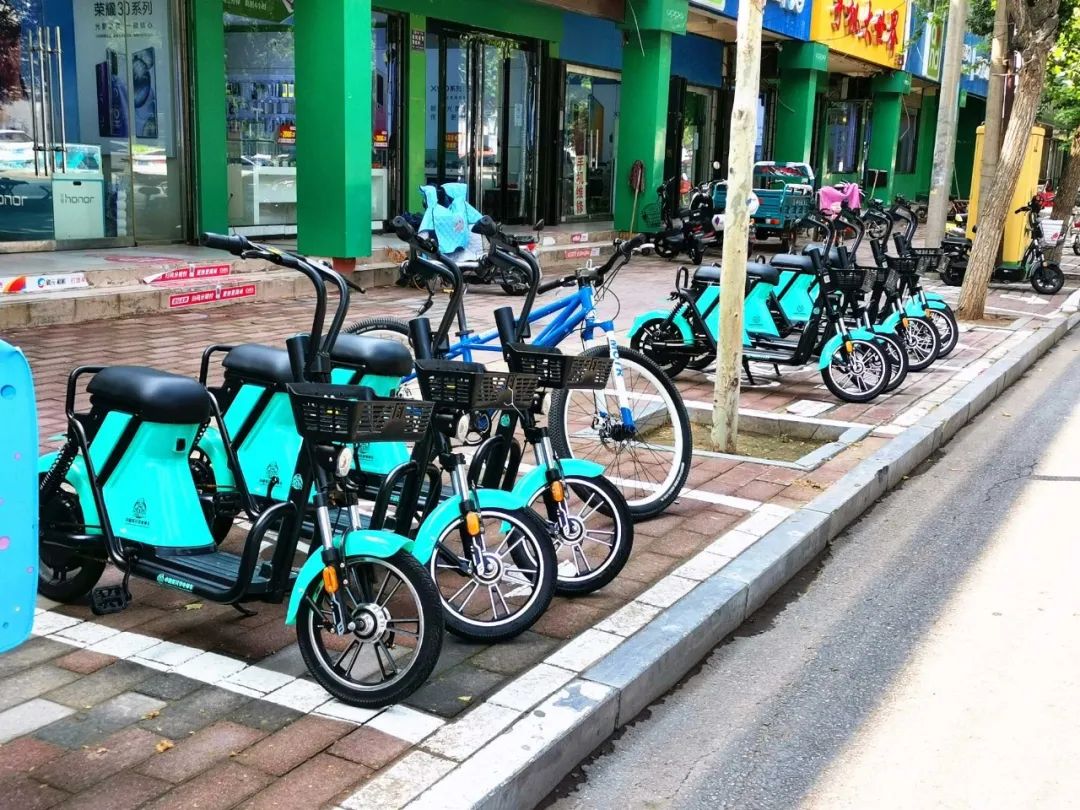 方便共享电动车亮相临漳街头