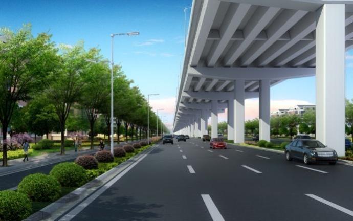 东钱湖快速路一期工程动工2022年具备通车条件