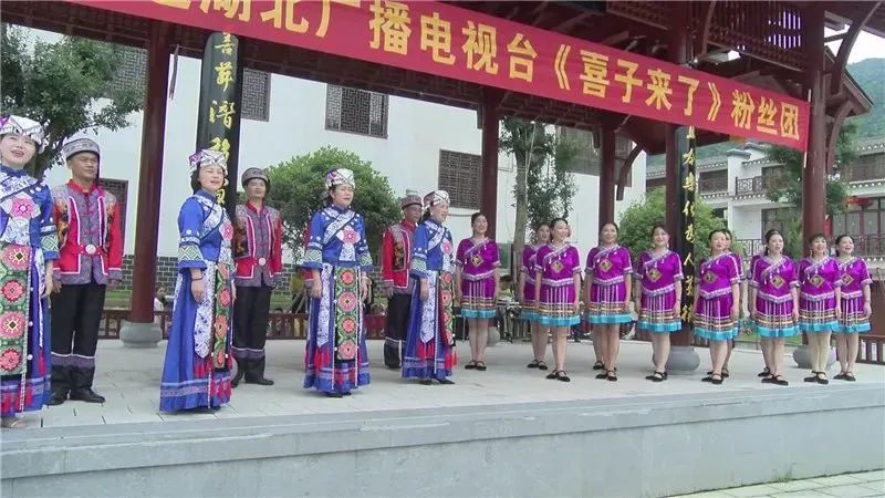 湖北网红喜子当导游江城游客畅游隽秀通城