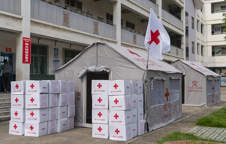 中国红十字会总会赴湖北救灾工作组在黄梅阳新开展工作