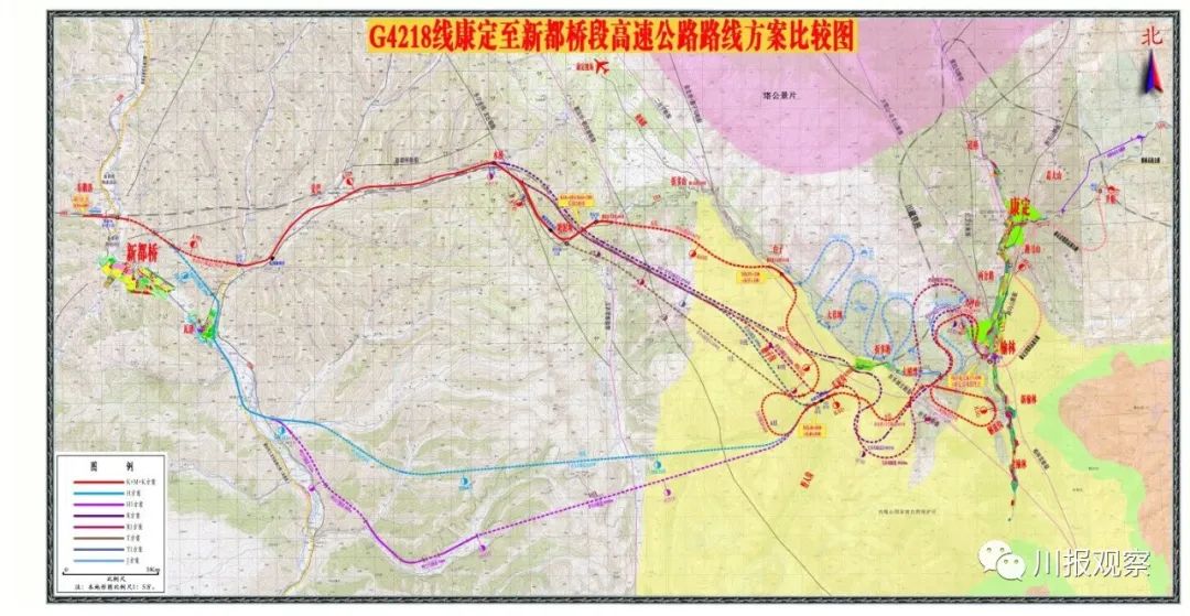 g4218线康定至新都桥高速公路g4218线康定(新都桥)至雅江高速公路当天