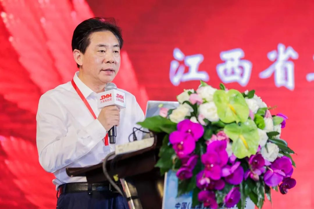 省工信厅党组成员,副厅长郑正春,副市长廖良生,上海有色金属行业协会