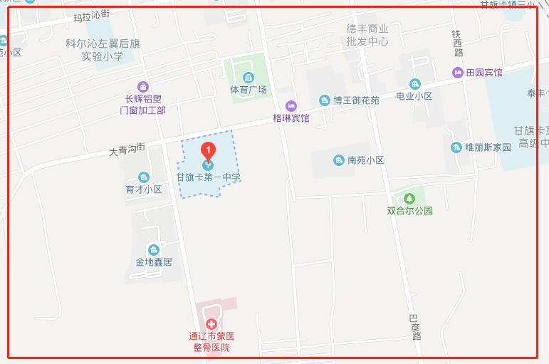 關於通遼市中考各考點開啟無線信號干擾器的公告附地圖