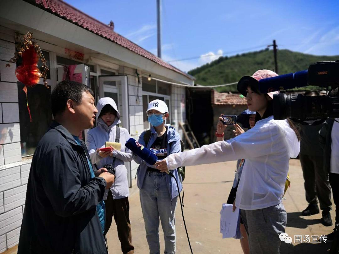 围场宣传 薛部长一行在县委常委,宣传部长姜长城,县委常委,副县长刘继