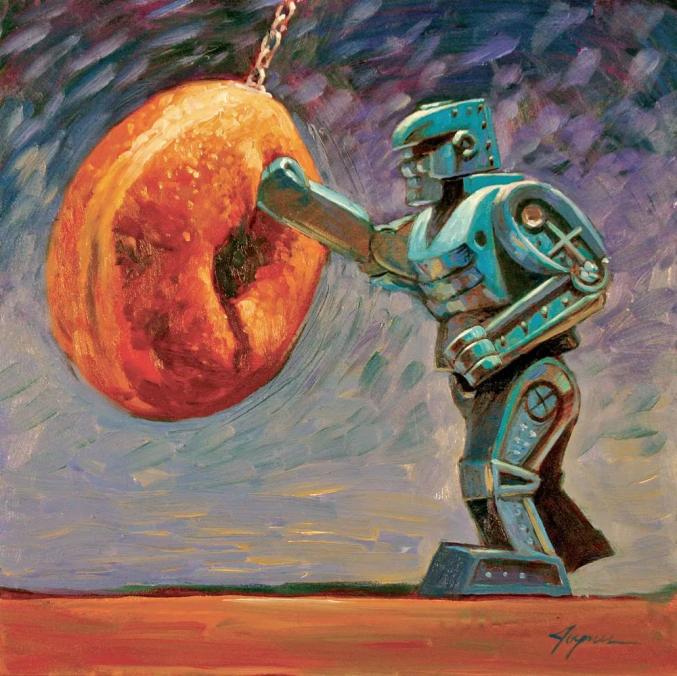 铁皮机器人爱上甜甜圈的背后是一个大叔孩子气的梦