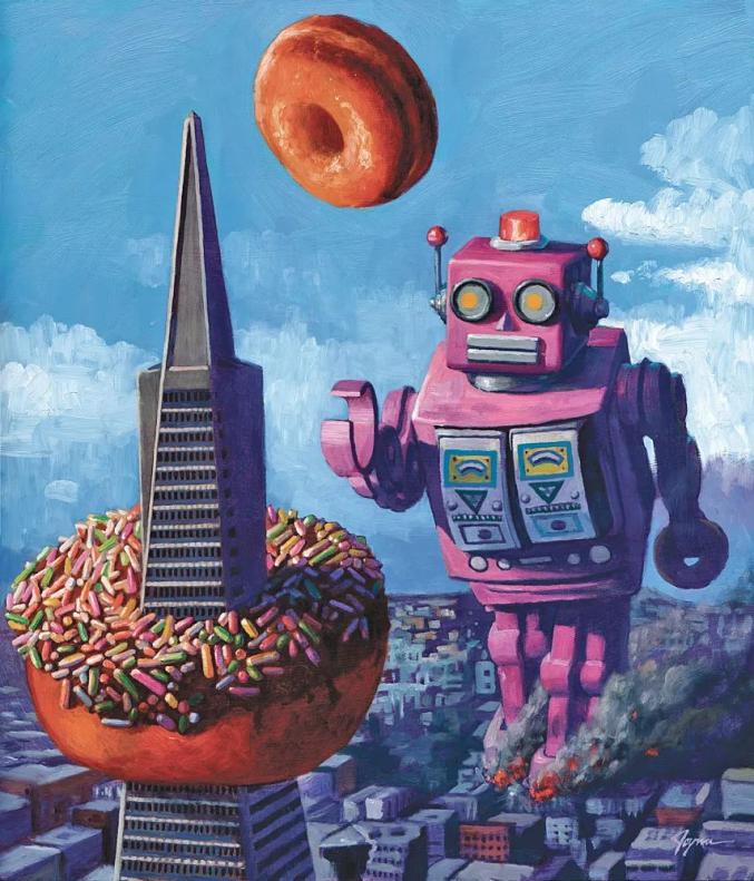 铁皮机器人爱上甜甜圈的背后是一个大叔孩子气的梦