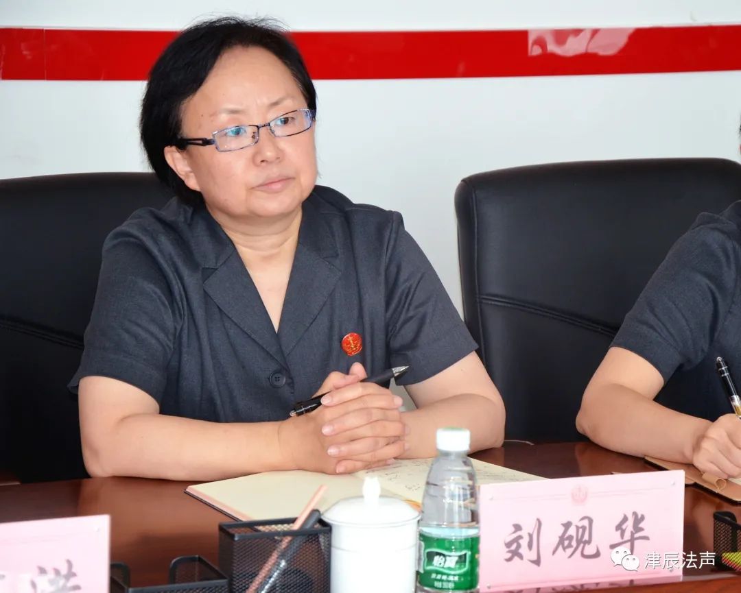 区委政法委一行到北辰法院调研指导工作