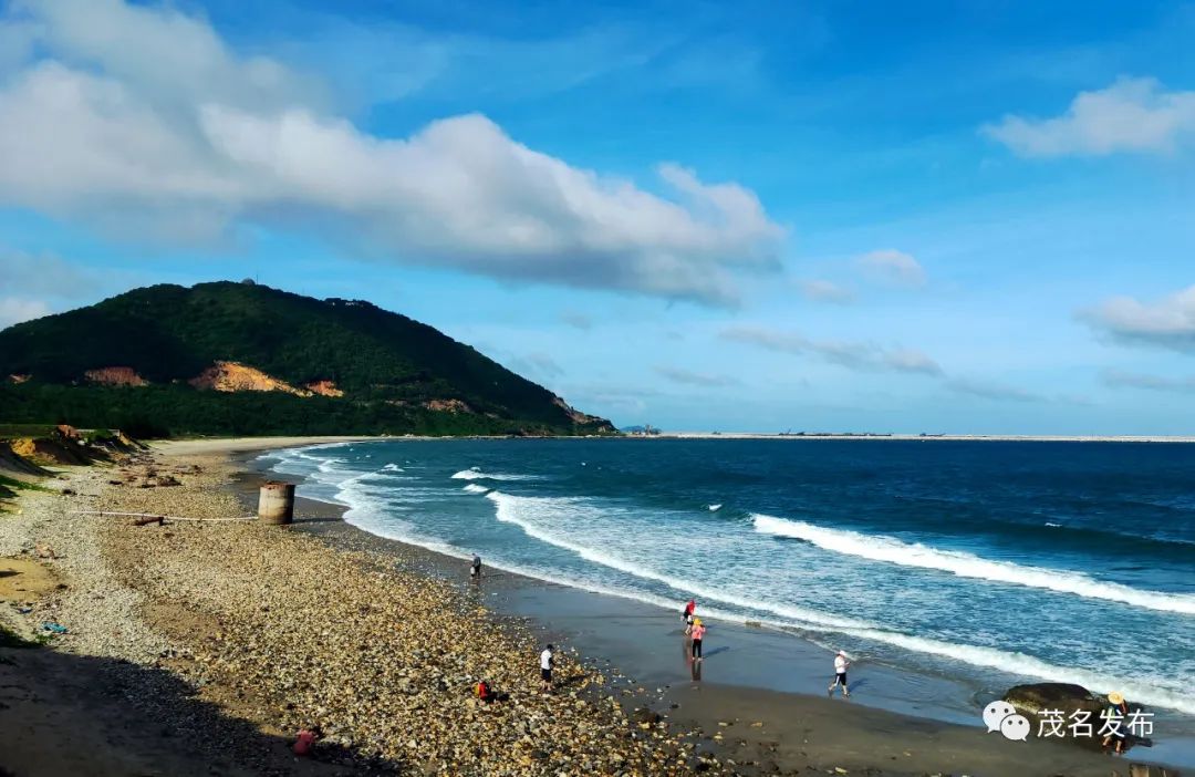 滨海新区架海已成为茂名人夏日玩海的好去处.