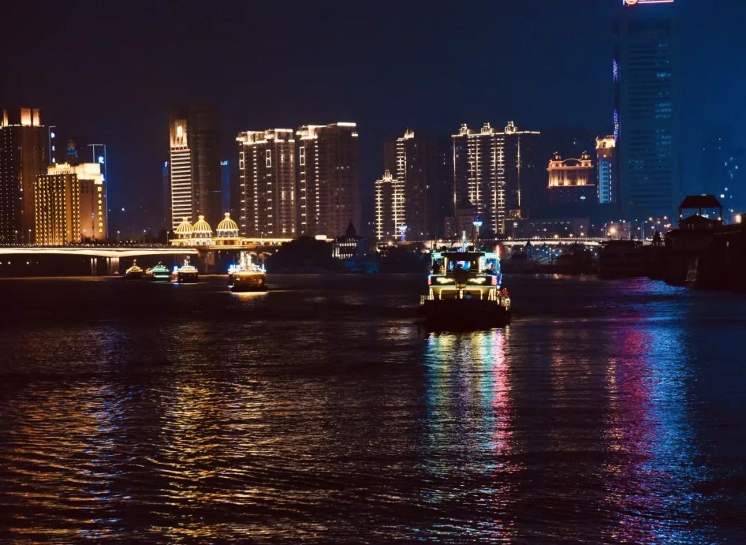 夜游松花江这夜色太撩人