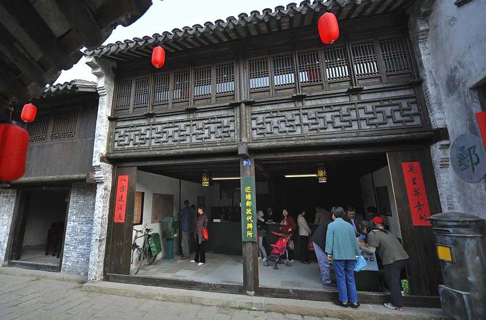 华庄镇巡塘村巡塘古镇建于1913年古镇上的老宅子各具特色是水利工程的