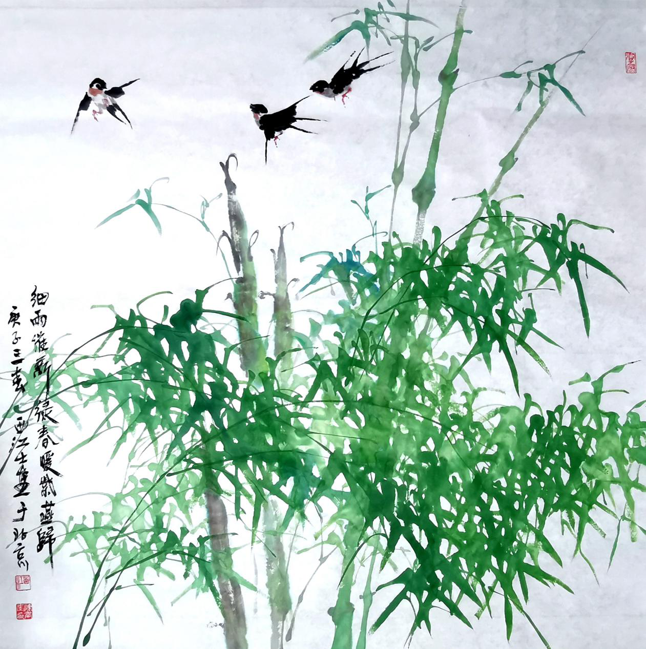 《春风紫燕归》