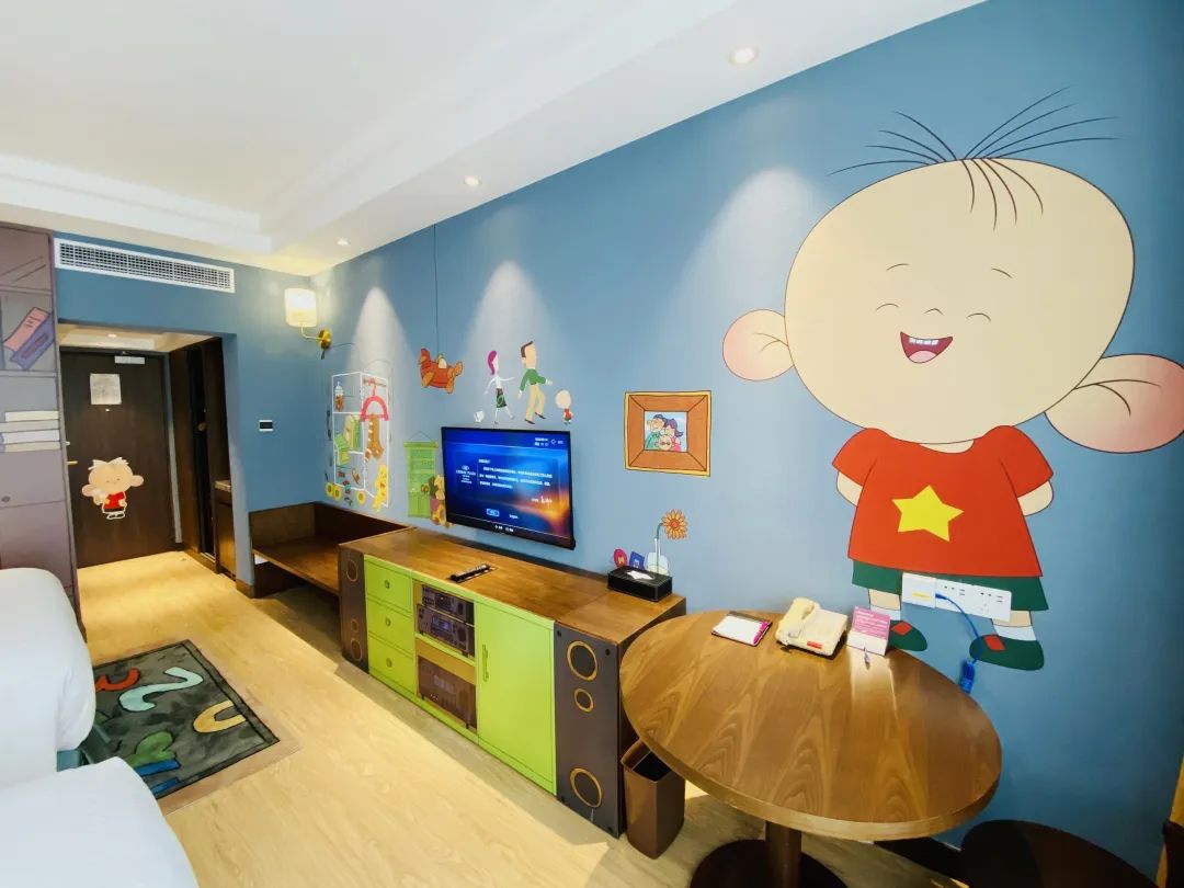 孙悟空,大耳朵图图…陪你入梦境,这家宾馆的亲子房太诱人!