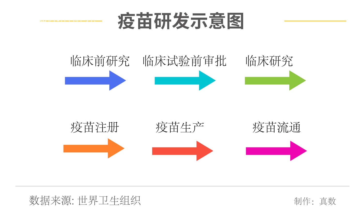 临床试验前审批,临床试验,疫苗注册,疫苗生产及疫苗流通六个环节