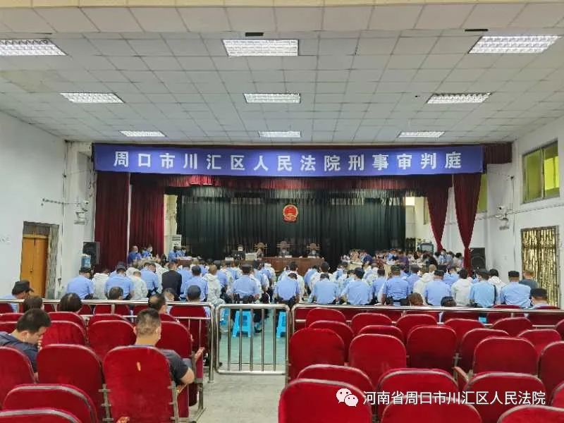 川汇区人民法院开庭审理一起涉黑案件