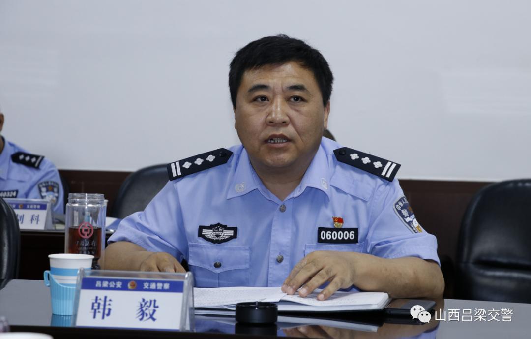 吕梁公安交警与辖区运输企业共话交通安全