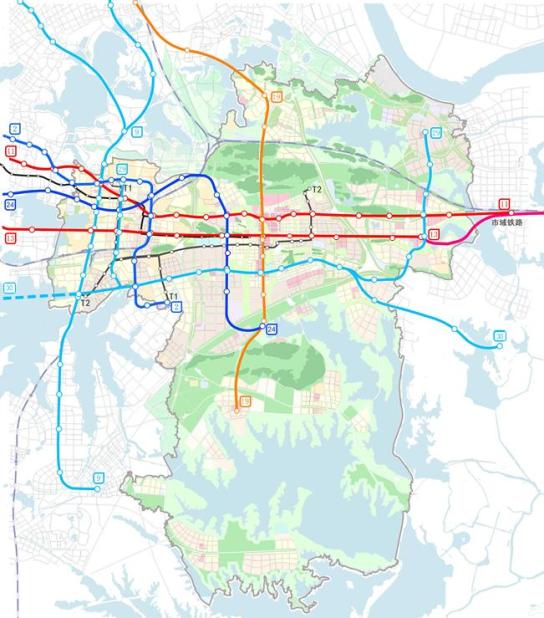 铜陵2020地铁规划图图片