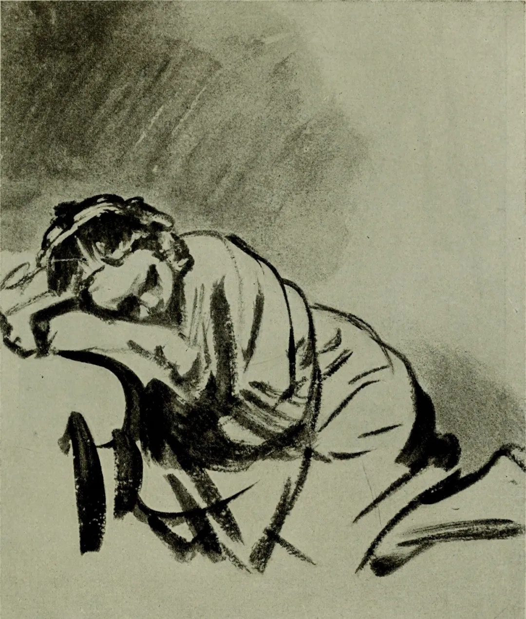 观天下伦勃朗也画中国画