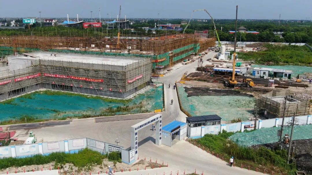 搬迁 公司价格34137m²!金山这个“超大”工程即将建成→