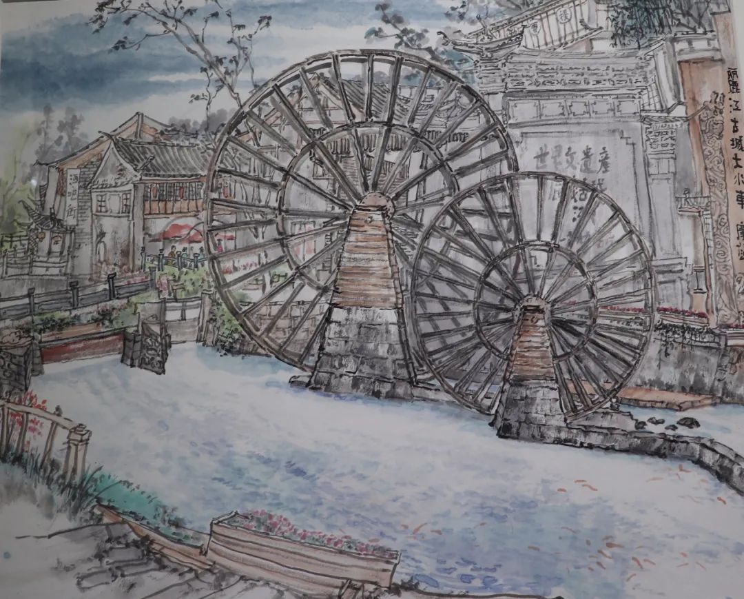 艺术拥抱丽江首届丽江写生艺术双年展今日在古城开幕