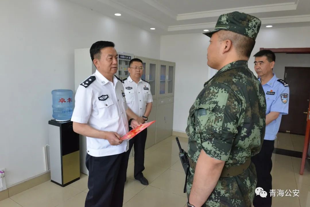 朱运军杜海民八一前夕走访慰问