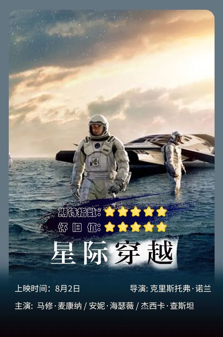 @绍兴影迷,8月一大波电影上映!有你想看的吗?