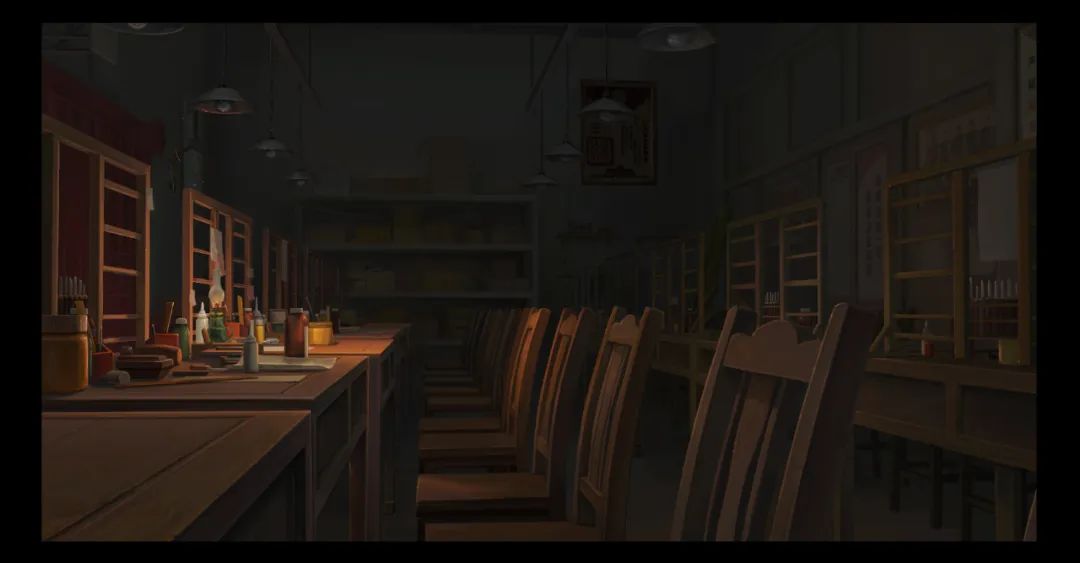 昂西获奖短片修容镇制作特辑场景与道具