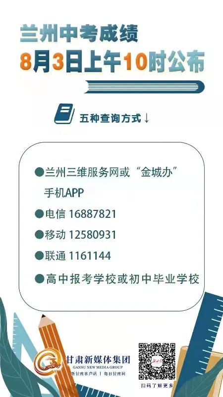 2020年兰州中考成绩_2020年兰州普通高中录取最低控制线|省级示范580分普