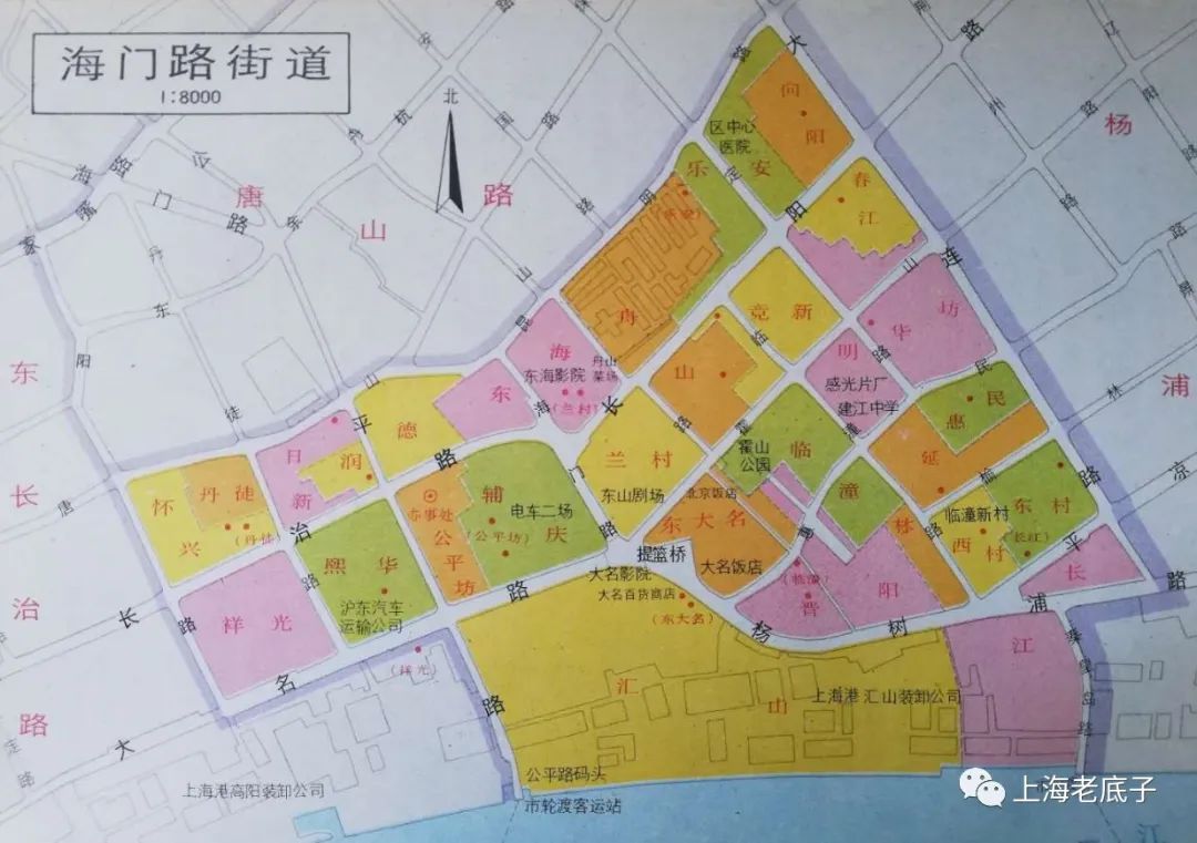 提篮桥旧影,摄影师:陆杰我理解中的提篮桥地块,西从公平路起,东至
